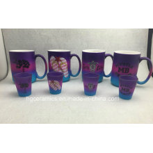 Spray Color Mug, Rainbow Color Mug, Promotional Mug Set